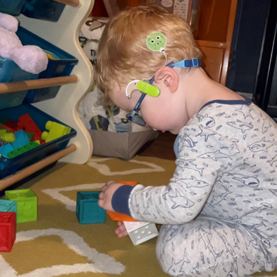 CI and glasses for children