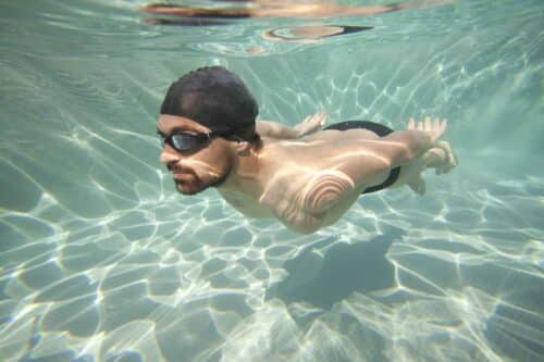 WaterWear and swimming cap