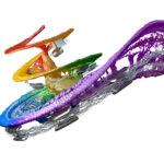 Long electrode array inserted into cochlea