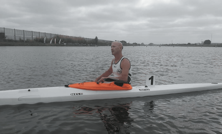 CI user Russell kayaking