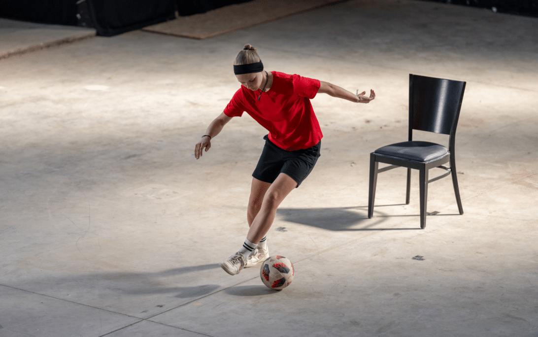 A Soccer Player With a Cochlear Implant