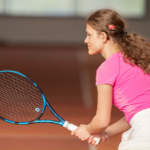 A Tennis Player With Hearing Implants