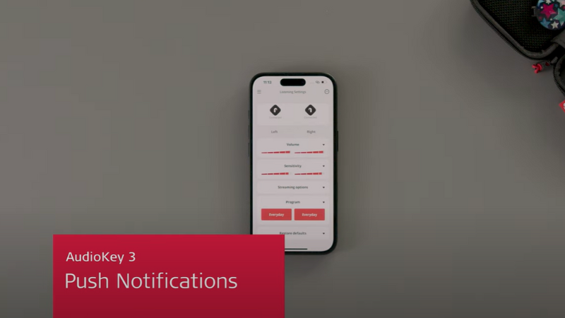 AudioKey 3 Push Notifications