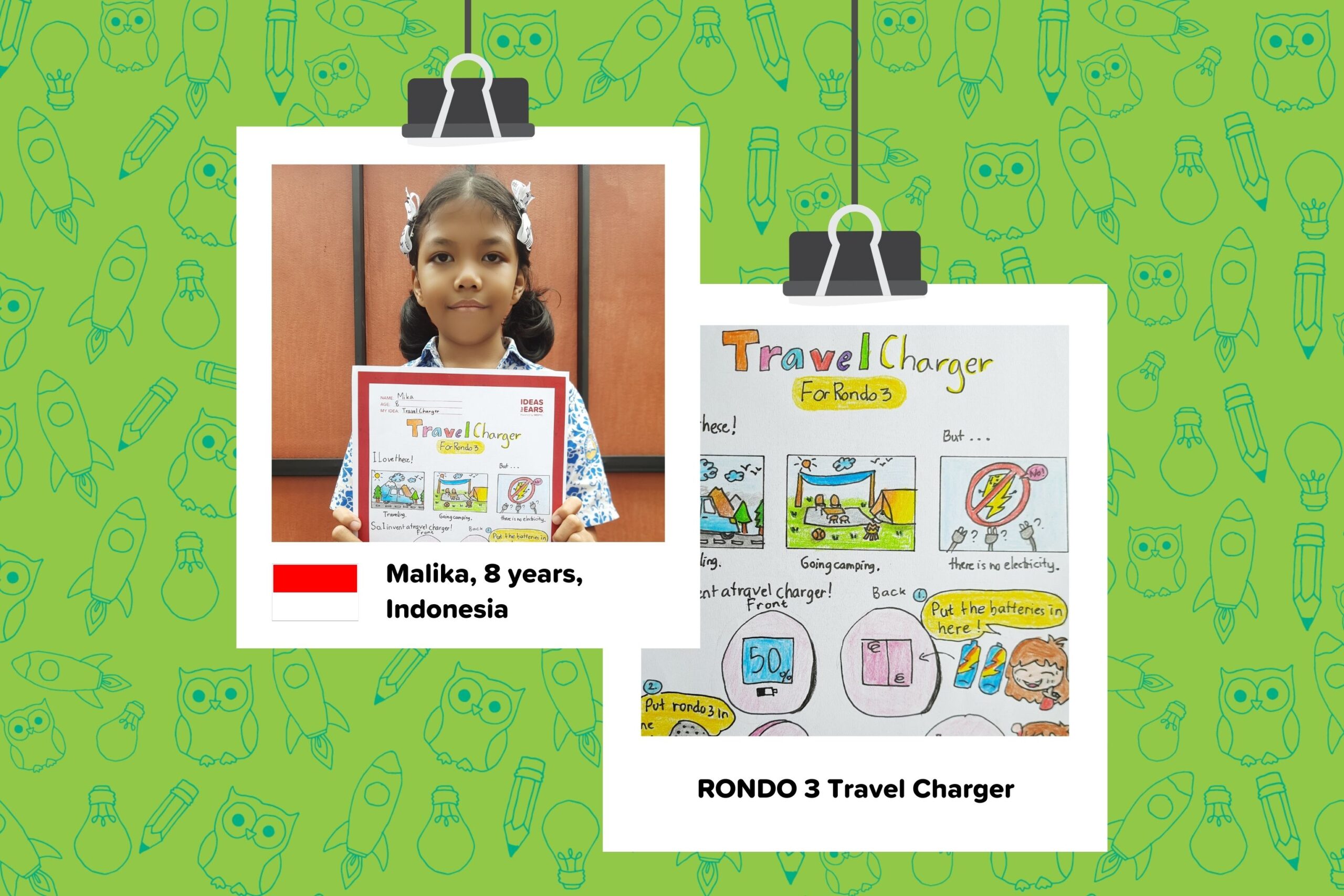 Malika, 8, Indonesia